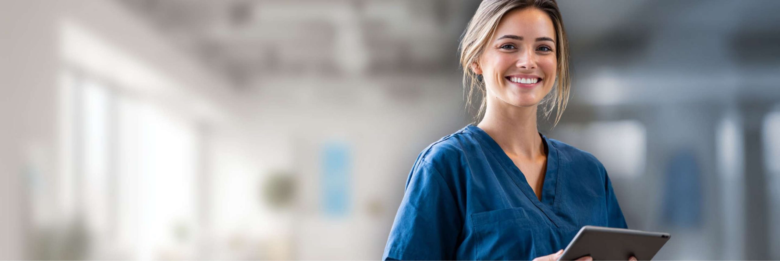 female dermatologist smiling